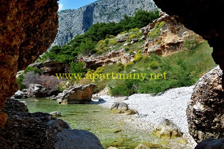 chorvatsko makarska drasnice rat apartmny v Chorvatsku Dranice pl